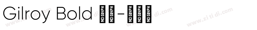 Gilroy Bold 普通字体转换